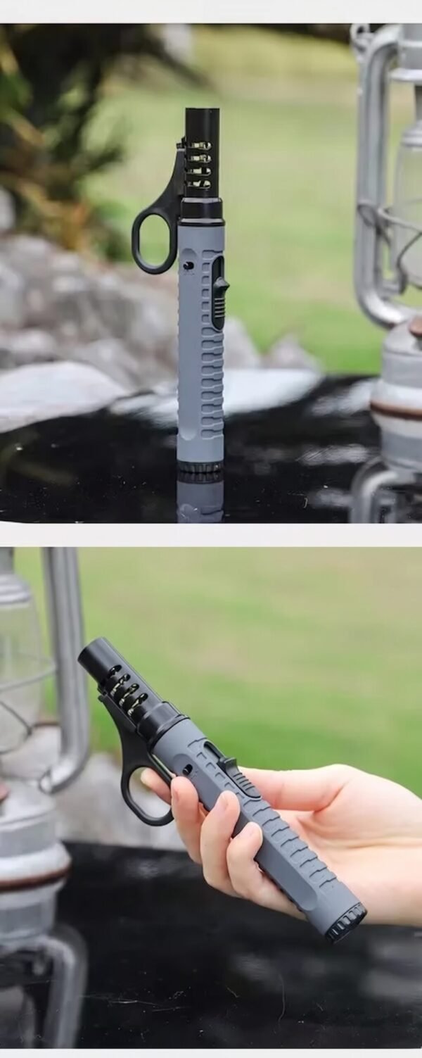 Adjustable Windproof Butane Torch Lighter – Powerful, Refillable & Portable