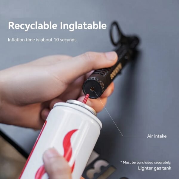 Adjustable Windproof Butane Torch Lighter – Powerful, Refillable & Portable